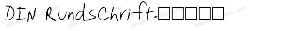 DIN Rundschrift字体转换